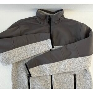 Old Navy Active Sweater Mens‎ XL Gray Full Zip Collared Casual Knit